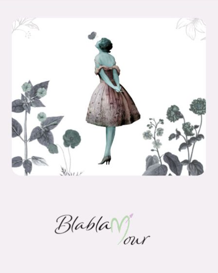 Image montrant une femme embrassant un papillon pour illustrer la citation amour
