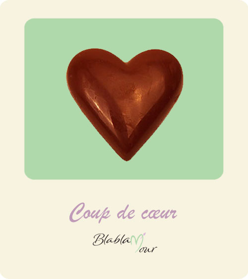 Image montrant un chocolat en forme de coeur